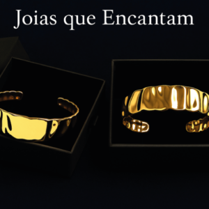 Pulseira Dourada Elegance - Aço inoxidável