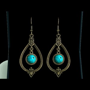 Brincos Aurora Turquesa